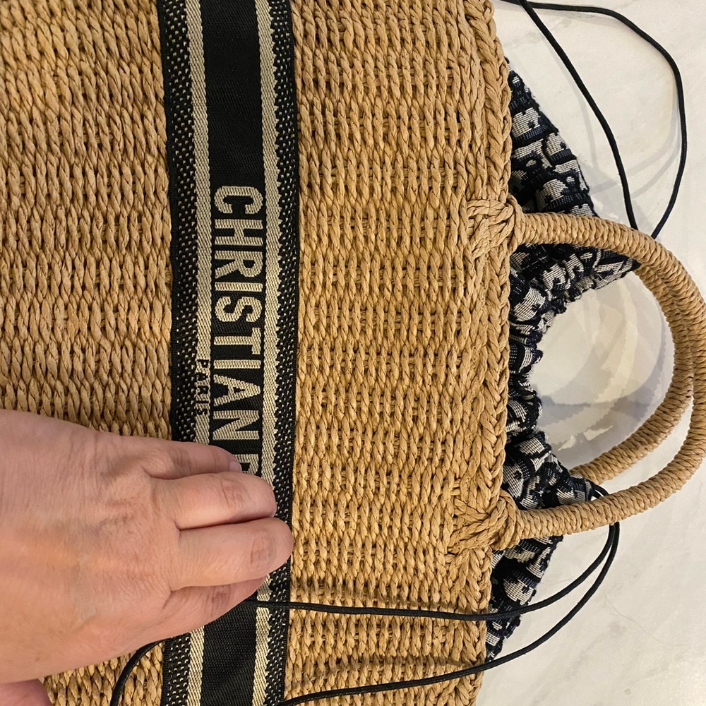 Amazon CD straw Tote Bag new